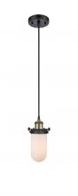  516-1P-BAB-CE231-W - Kingsbury - 1 Light - 4 inch - Black Antique Brass - Cord hung - Mini Pendant