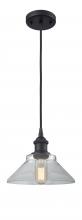  516-1P-BK-G132 - Orwell - 1 Light - 8 inch - Matte Black - Cord hung - Mini Pendant