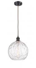 Innovations Lighting 516-1P-OB-G1215-10 - Athens Water Glass - 1 Light - 10 inch - Oil Rubbed Bronze - Cord hung - Mini Pendant
