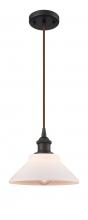  516-1P-OB-G131 - Orwell - 1 Light - 8 inch - Oil Rubbed Bronze - Cord hung - Mini Pendant