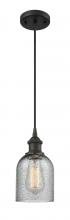  516-1P-OB-G257 - Caledonia - 1 Light - 5 inch - Oil Rubbed Bronze - Cord hung - Mini Pendant