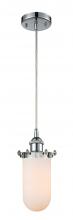  516-1P-PC-CE231-W - Kingsbury - 1 Light - 4 inch - Polished Chrome - Cord hung - Mini Pendant