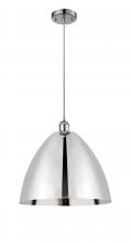  516-1P-PC-MBD-16-PC - Bristol - 1 Light - 16 inch - Polished Chrome - Cord hung - Mini Pendant