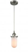  516-1P-SN-CE231-W - Kingsbury - 1 Light - 4 inch - Brushed Satin Nickel - Cord hung - Mini Pendant