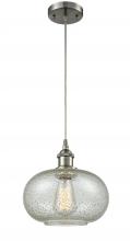  516-1P-SN-G249 - Gorham - 1 Light - 10 inch - Brushed Satin Nickel - Cord hung - Mini Pendant