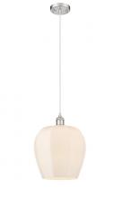  516-1P-SN-G461-12 - Norfolk - 1 Light - 12 inch - Brushed Satin Nickel - Cord hung - Mini Pendant