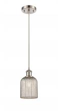  516-1P-SN-G559-5ME - Bridal Veil - 1 Light - 5 inch - Brushed Satin Nickel - Cord hung - Mini Pendant