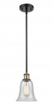  516-1S-BAB-G2812 - Hanover - 1 Light - 6 inch - Black Antique Brass - Mini Pendant