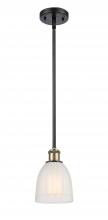  516-1S-BAB-G441 - Brookfield - 1 Light - 6 inch - Black Antique Brass - Mini Pendant