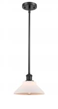  516-1S-BK-G131 - Orwell - 1 Light - 8 inch - Matte Black - Mini Pendant