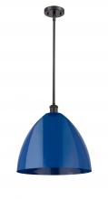 Innovations Lighting 516-1S-OB-MBD-16-BL - Plymouth - 1 Light - 16 inch - Oil Rubbed Bronze - Pendant
