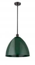 Innovations Lighting 516-1S-OB-MBD-16-GR - Plymouth - 1 Light - 16 inch - Oil Rubbed Bronze - Pendant