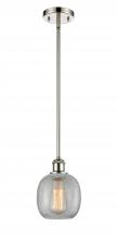  516-1S-PN-G105 - Belfast - 1 Light - 6 inch - Polished Nickel - Mini Pendant