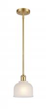  516-1S-SG-G411 - Dayton - 1 Light - 6 inch - Satin Gold - Mini Pendant