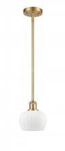  516-1S-SG-G91 - Fenton - 1 Light - 7 inch - Satin Gold - Mini Pendant