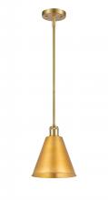  516-1S-SG-MBC-8-SG - Berkshire - 1 Light - 8 inch - Satin Gold - Pendant