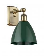 Innovations Lighting 516-1W-AB-MBD-75-GR - Plymouth - 1 Light - 8 inch - Antique Brass - Sconce