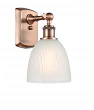  516-1W-AC-G381 - Castile - 1 Light - 6 inch - Antique Copper - Sconce