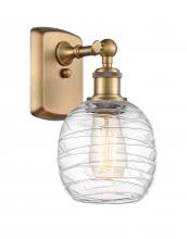  516-1W-BB-G1013 - Belfast - 1 Light - 6 inch - Brushed Brass - Sconce