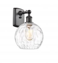 Innovations Lighting 516-1W-OB-G1215-8 - Athens Water Glass - 1 Light - 8 inch - Oil Rubbed Bronze - Sconce