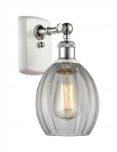  516-1W-WPC-G82 - Eaton - 1 Light - 6 inch - White Polished Chrome - Sconce