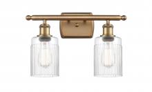  516-2W-BB-G342 - Hadley - 2 Light - 15 inch - Brushed Brass - Bath Vanity Light