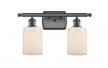 Innovations Lighting 516-2W-OB-G341 - Hadley - 2 Light - 15 inch - Oil Rubbed Bronze - Bath Vanity Light