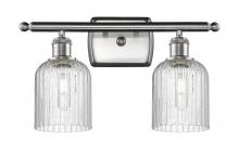  516-2W-SN-G559-5SDY - Bridal Veil - 2 Light - 15 inch - Brushed Satin Nickel - Bath Vanity Light