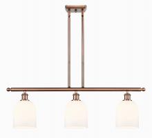  516-3I-AC-G558-6GWH - Bella - 3 Light - 36 inch - Antique Copper - Cord hung - Island Light