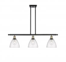  516-3I-BAB-GBD-754 - Bristol - 3 Light - 36 inch - Black Antique Brass - Cord hung - Island Light