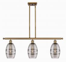  516-3I-BB-G557-6SM - Vaz - 3 Light - 36 inch - Brushed Brass - Cord hung - Island Light