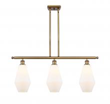  516-3I-BB-G651-7 - Cindyrella - 3 Light - 36 inch - Brushed Brass - Cord hung - Island Light