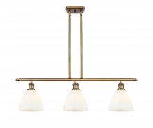  516-3I-BB-GBD-751 - Bristol - 3 Light - 36 inch - Brushed Brass - Cord hung - Island Light