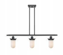  516-3I-BK-CE231-W - Kingsbury - 3 Light - 36 inch - Matte Black - Cord hung - Island Light