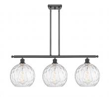 Innovations Lighting 516-3I-OB-G1215-10 - Athens Water Glass - 3 Light - 37 inch - Oil Rubbed Bronze - Cord hung - Island Light