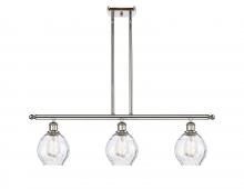  516-3I-PN-G362 - Waverly - 3 Light - 36 inch - Polished Nickel - Cord hung - Island Light