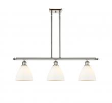  516-3I-PN-GBD-751 - Bristol - 3 Light - 36 inch - Polished Nickel - Cord hung - Island Light