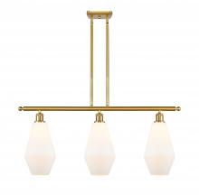  516-3I-SG-G651-7 - Cindyrella - 3 Light - 36 inch - Satin Gold - Cord hung - Island Light