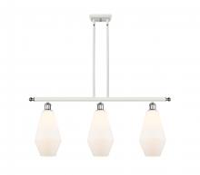  516-3I-WPC-G651-7 - Cindyrella - 3 Light - 36 inch - White Polished Chrome - Cord hung - Island Light