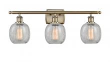  516-3W-AB-G105 - Belfast - 3 Light - 26 inch - Antique Brass - Bath Vanity Light