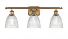  516-3W-BB-G382 - Castile - 3 Light - 26 inch - Brushed Brass - Bath Vanity Light