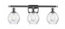  516-3W-PC-G362 - Waverly - 3 Light - 26 inch - Polished Chrome - Bath Vanity Light