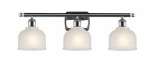  516-3W-PC-G411 - Dayton - 3 Light - 26 inch - Polished Chrome - Bath Vanity Light