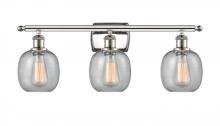  516-3W-PN-G104 - Belfast - 3 Light - 26 inch - Polished Nickel - Bath Vanity Light