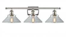  516-3W-PN-G132 - Orwell - 3 Light - 28 inch - Polished Nickel - Bath Vanity Light