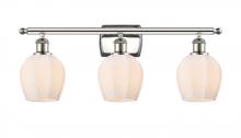  516-3W-PN-G461-6 - Norfolk - 3 Light - 26 inch - Polished Nickel - Bath Vanity Light