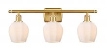  516-3W-SG-G461-6 - Norfolk - 3 Light - 26 inch - Satin Gold - Bath Vanity Light