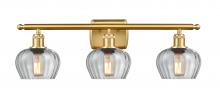 Innovations Lighting 516-3W-SG-G92 - Fenton - 3 Light - 27 inch - Satin Gold - Bath Vanity Light