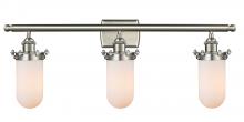  516-3W-SN-232-W - Kingsbury - 3 Light - 24 inch - Brushed Satin Nickel - Bath Vanity Light