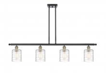 Innovations Lighting 516-4I-BAB-G1113 - Cobbleskill - 4 Light - 48 inch - Black Antique Brass - Cord hung - Island Light